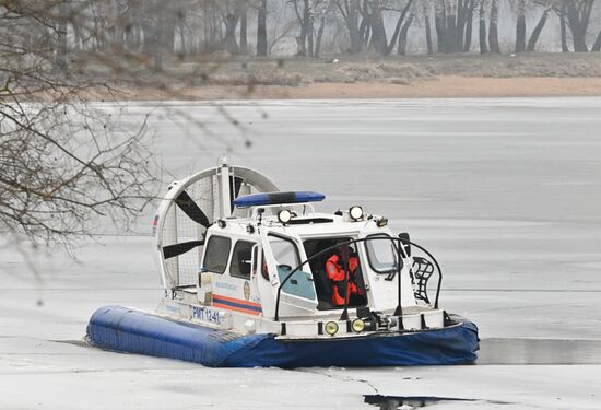 Russia Spring Flood Drills