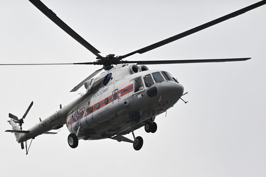 Russia Spring Flood Drills