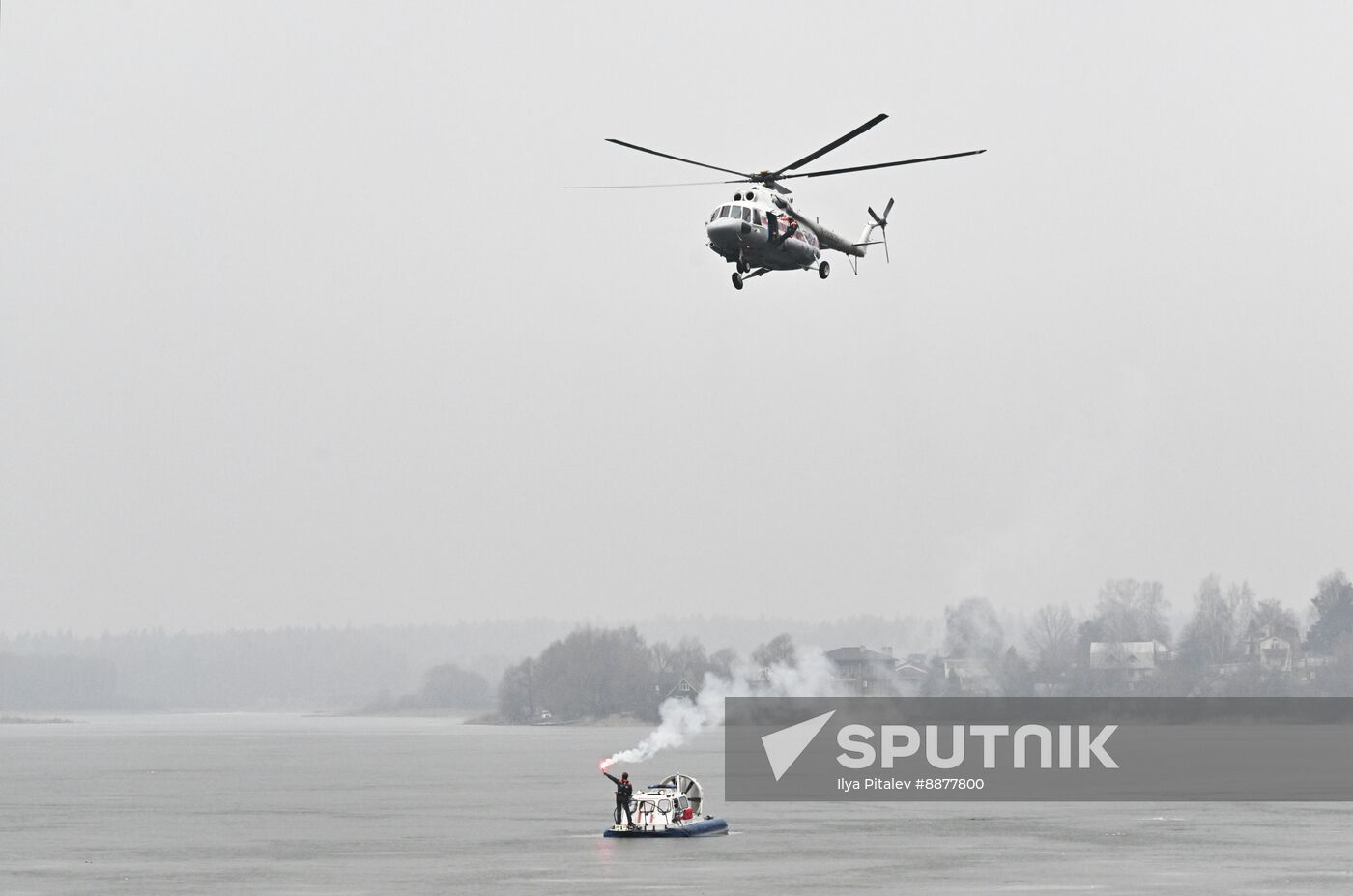 Russia Spring Flood Drills