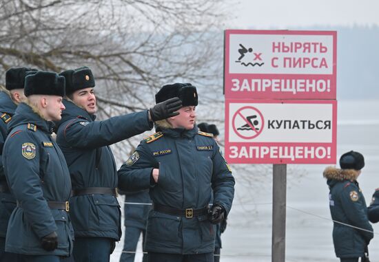 Russia Spring Flood Drills