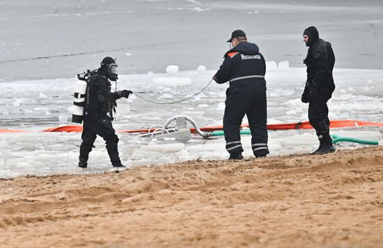 Russia Spring Flood Drills