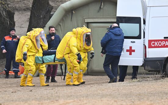 Russia Spring Flood Drills