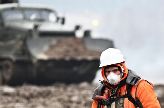 Russia Wildfire Drills