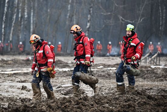 Russia Wildfire Drills