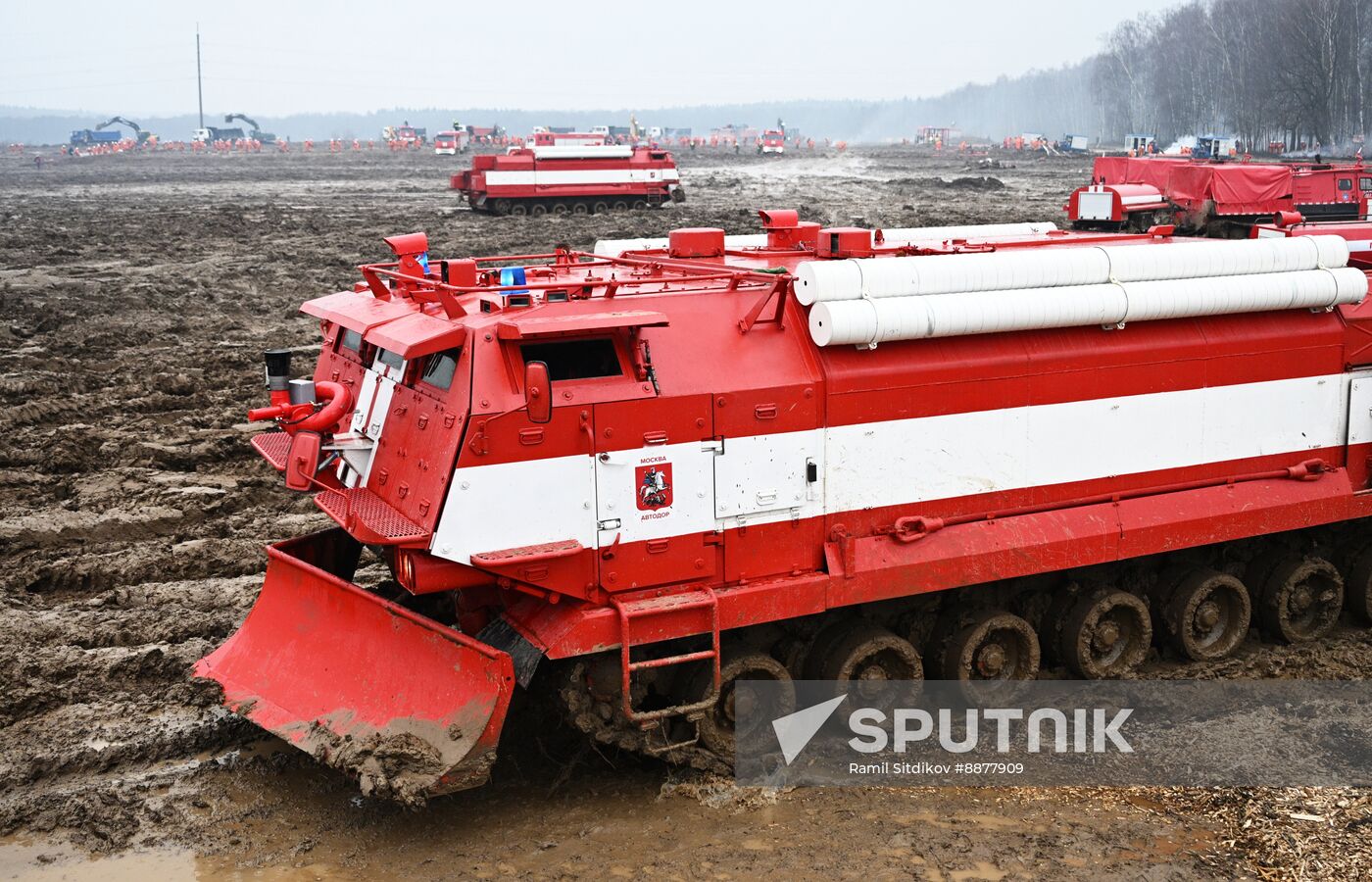 Russia Wildfire Drills