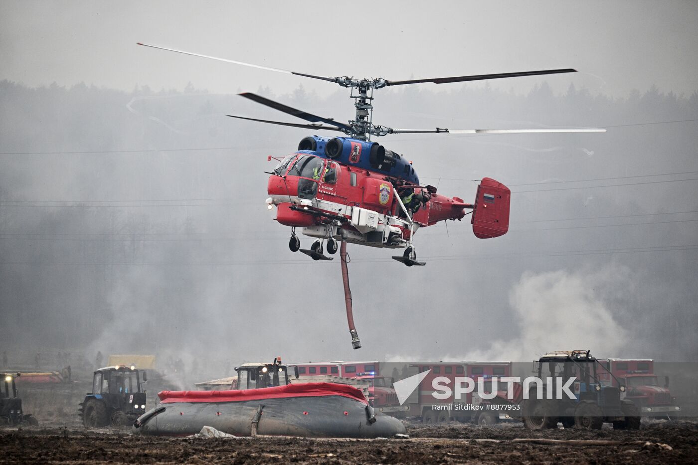 Russia Wildfire Drills
