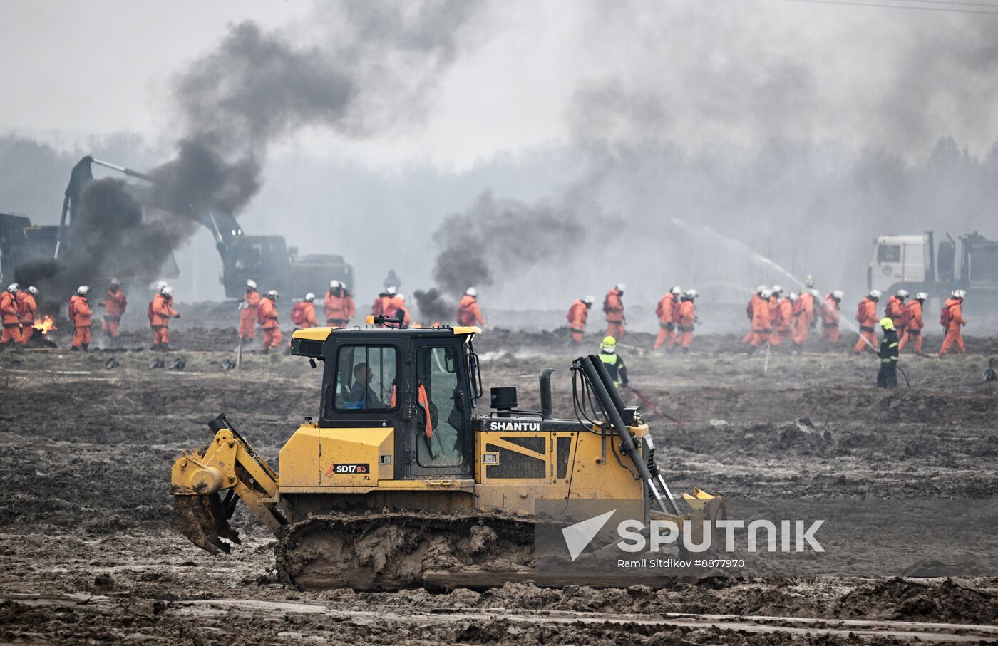 Russia Wildfire Drills