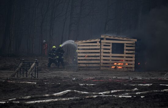 Russia Wildfire Drills