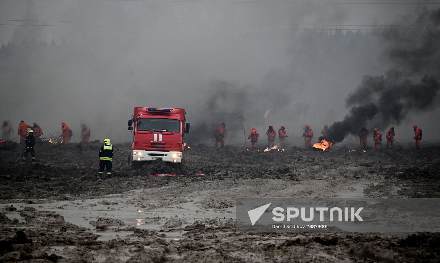 Russia Wildfire Drills