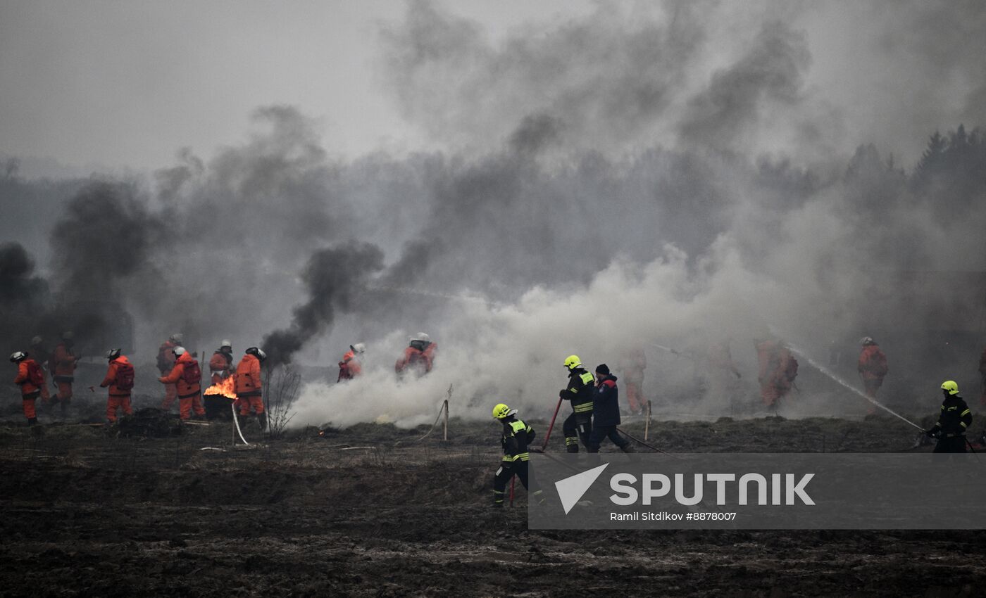 Russia Wildfire Drills