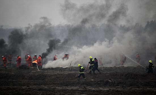 Russia Wildfire Drills