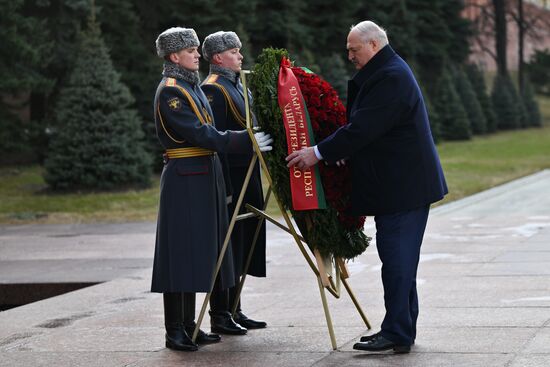 Russia Belarus Wreath Laying