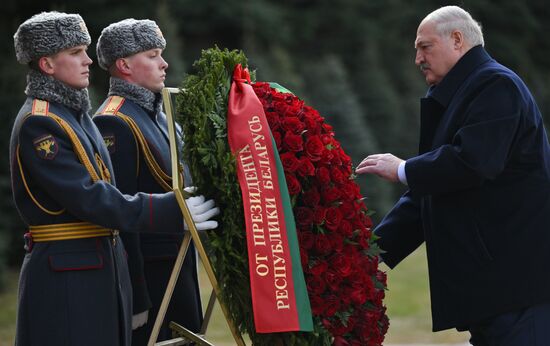 Russia Belarus Wreath Laying