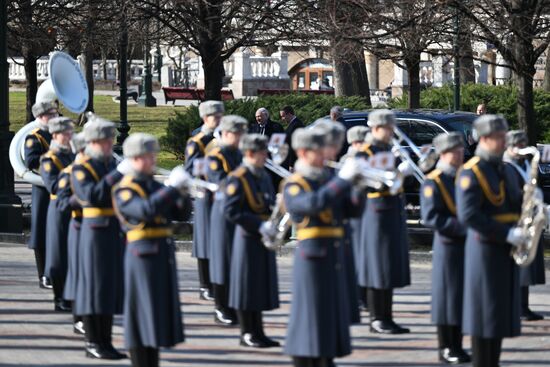 Russia Belarus Wreath Laying