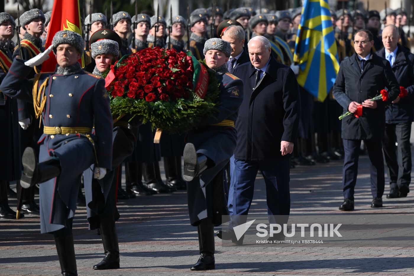 Russia Belarus Wreath Laying