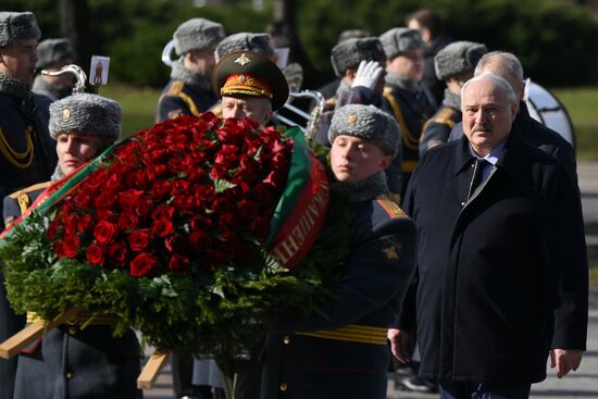 Russia Belarus Wreath Laying