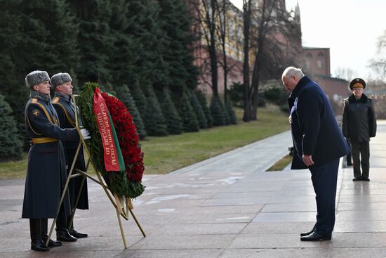 Russia Belarus Wreath Laying