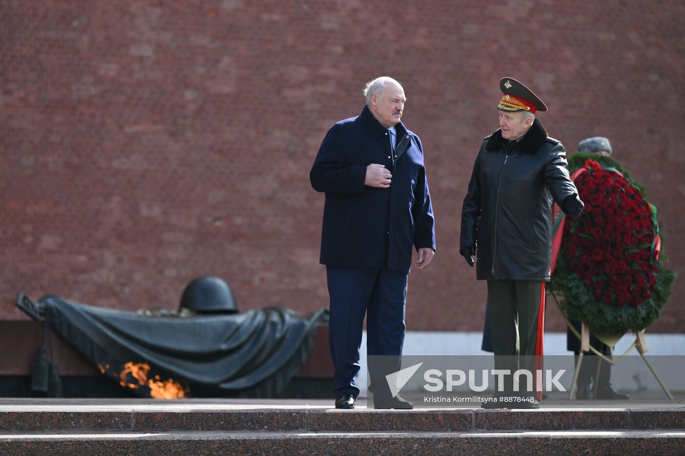 Russia Belarus Wreath Laying