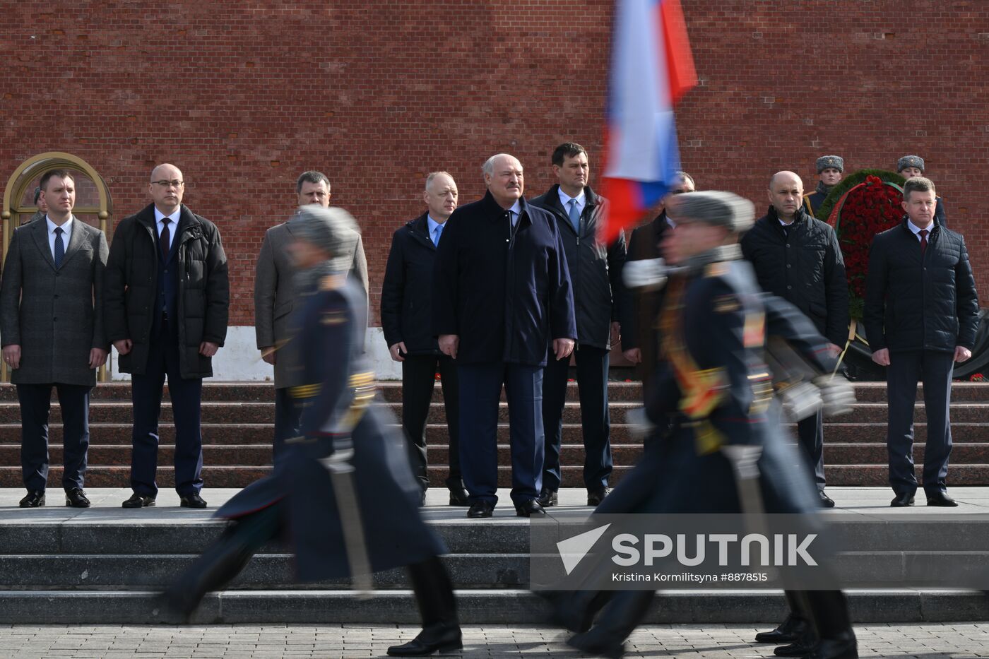 Russia Belarus Wreath Laying