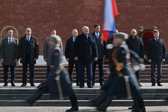 Russia Belarus Wreath Laying