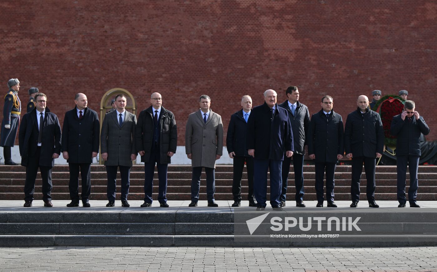 Russia Belarus Wreath Laying