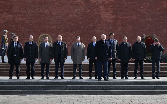 Russia Belarus Wreath Laying