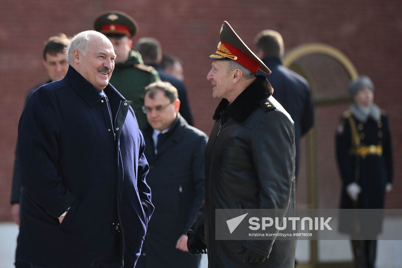 Russia Belarus Wreath Laying