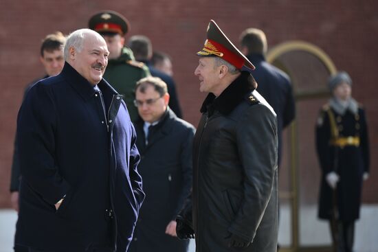 Russia Belarus Wreath Laying