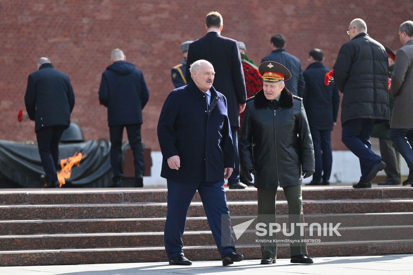 Russia Belarus Wreath Laying