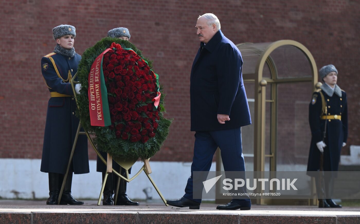 Russia Belarus Wreath Laying