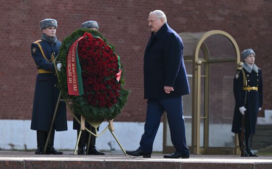 Russia Belarus Wreath Laying