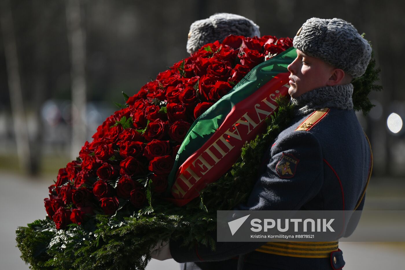 Russia Belarus Wreath Laying