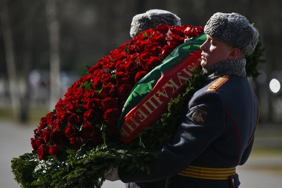 Russia Belarus Wreath Laying