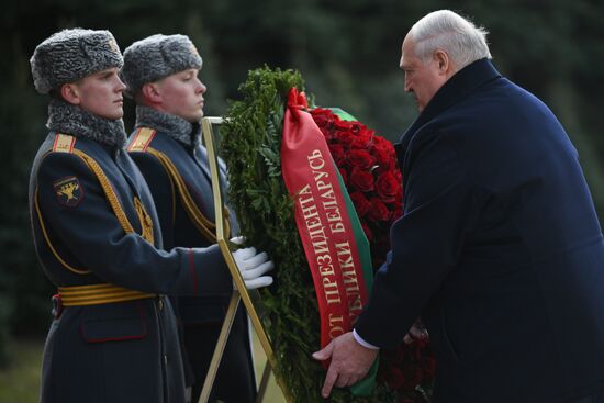 Russia Belarus Wreath Laying