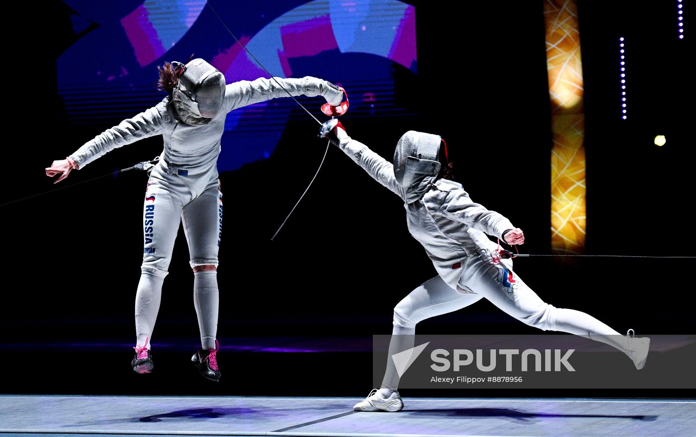 Russia Fencing Moscow Sabre Competitions