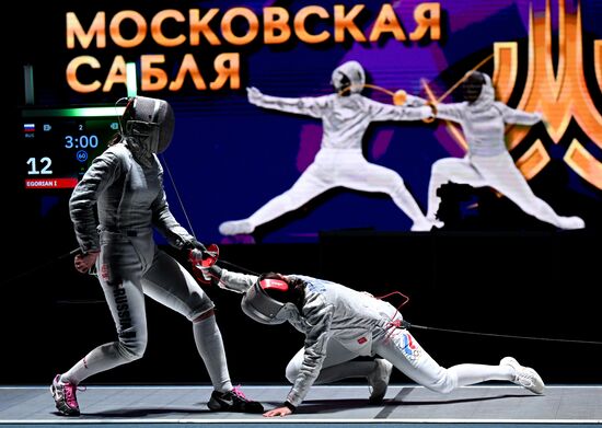 Russia Fencing Moscow Sabre Competitions