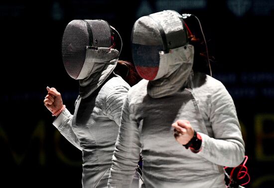 Russia Fencing Moscow Sabre Competitions