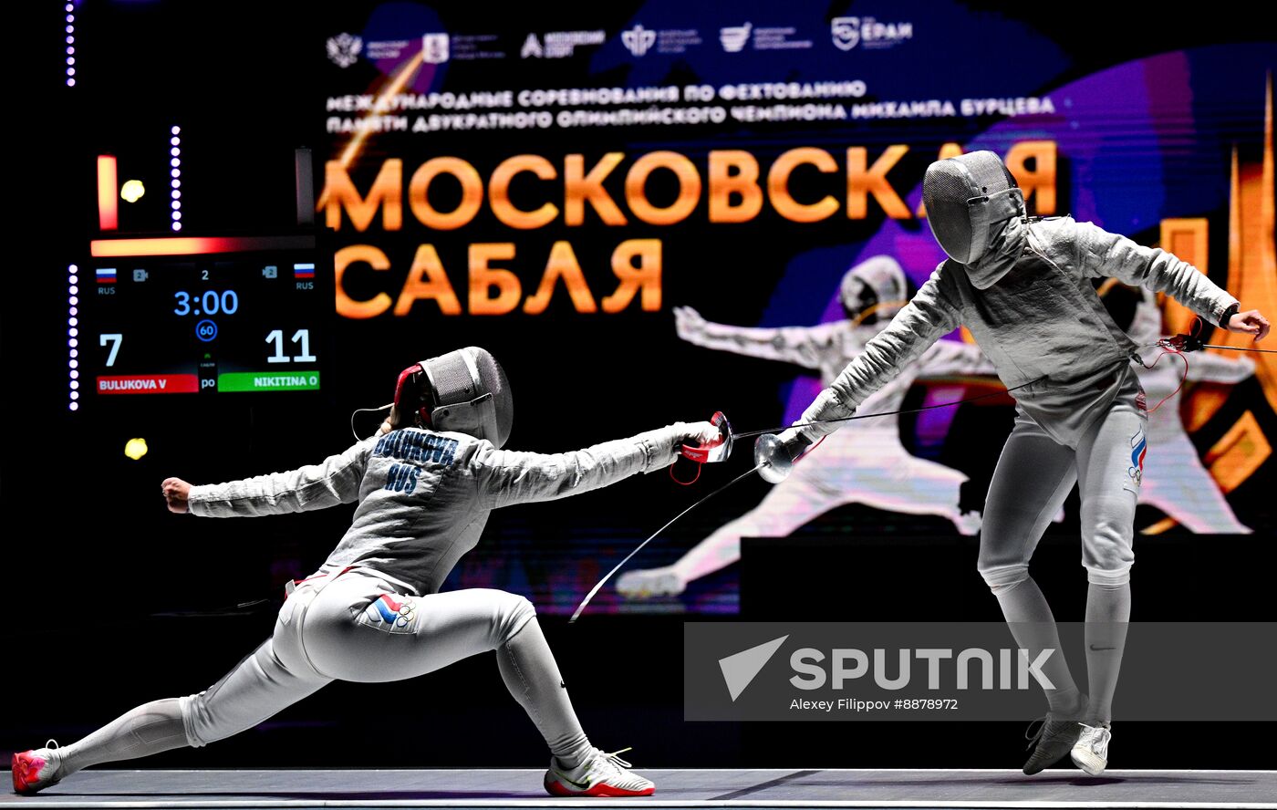 Russia Fencing Moscow Sabre Competitions