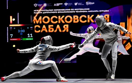 Russia Fencing Moscow Sabre Competitions