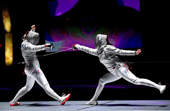 Russia Fencing Moscow Sabre Competitions