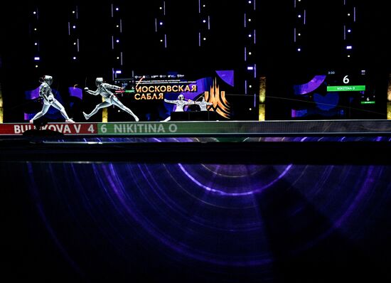 Russia Fencing Moscow Sabre Competitions