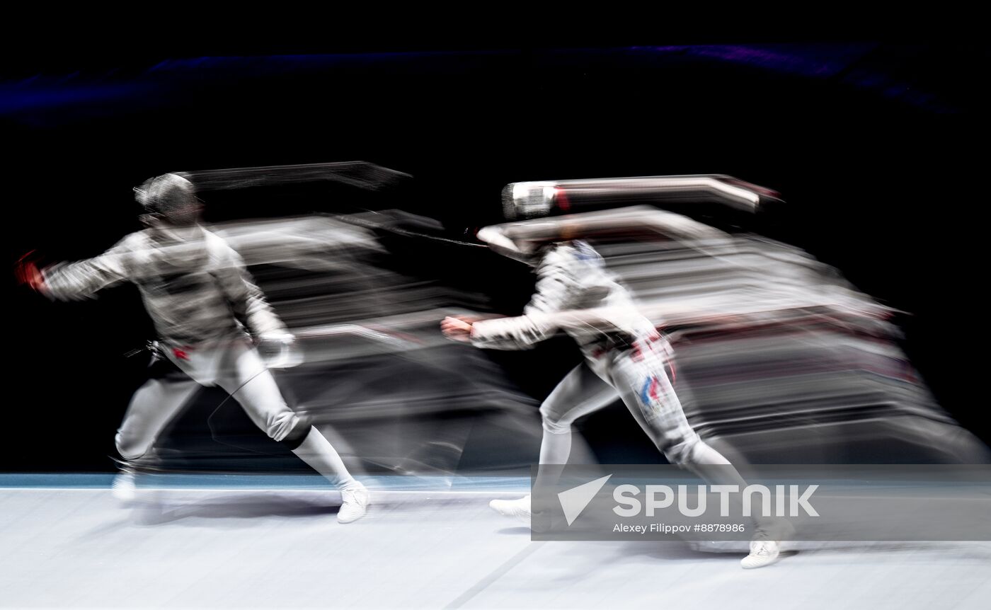 Russia Fencing Moscow Sabre Competitions