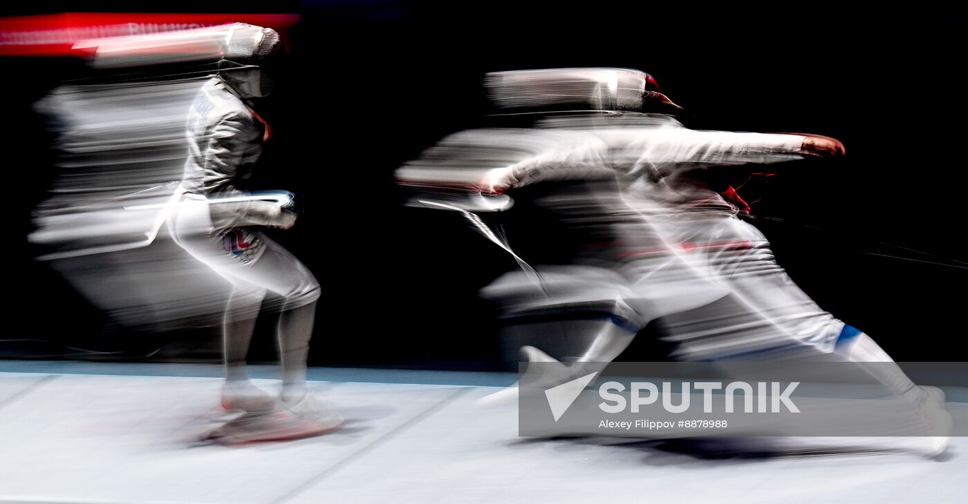 Russia Fencing Moscow Sabre Competitions