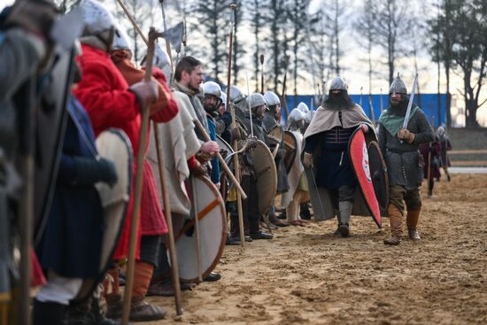 Russia Joust Reenactment