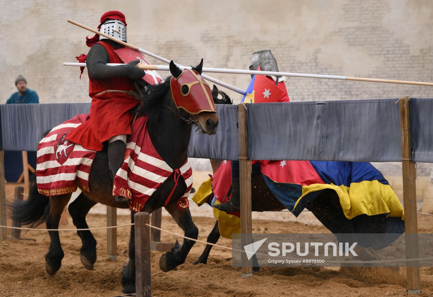 Russia Joust Reenactment