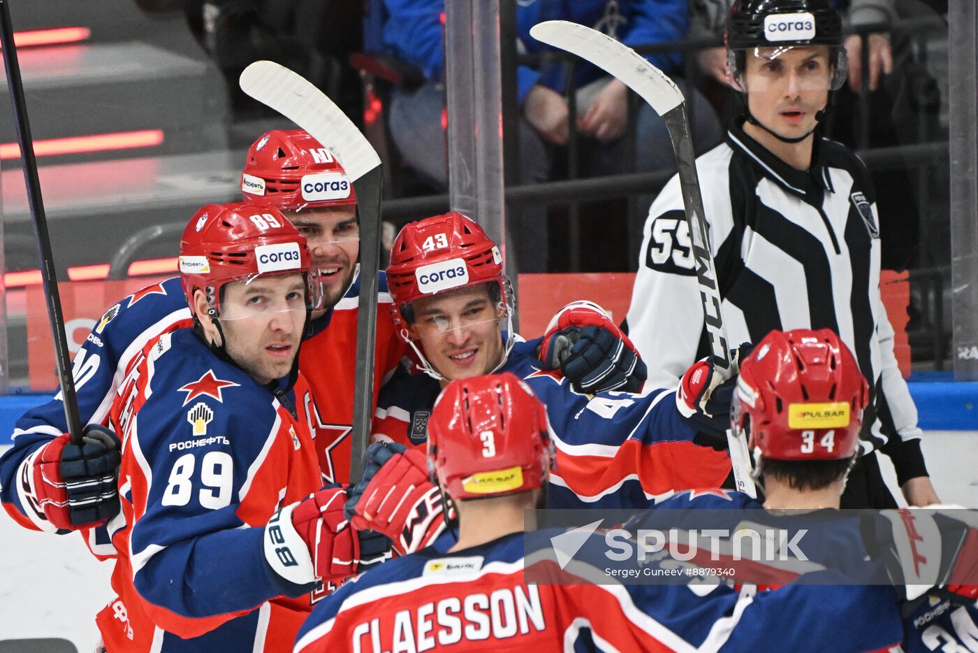 Russia Ice Hockey Kontinental League CSKA - Dynamo