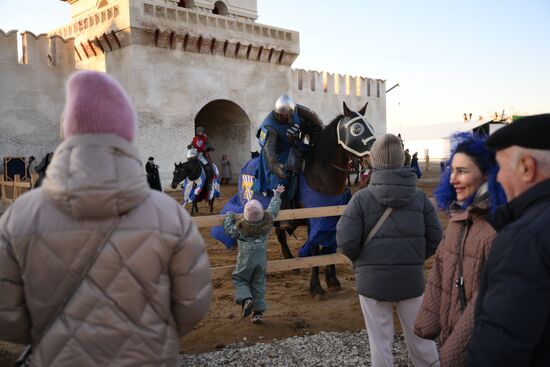 Russia Joust Reenactment