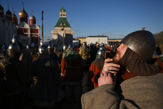 Russia Joust Reenactment