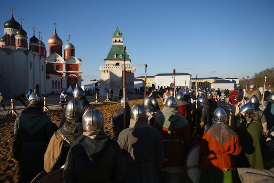 Russia Joust Reenactment