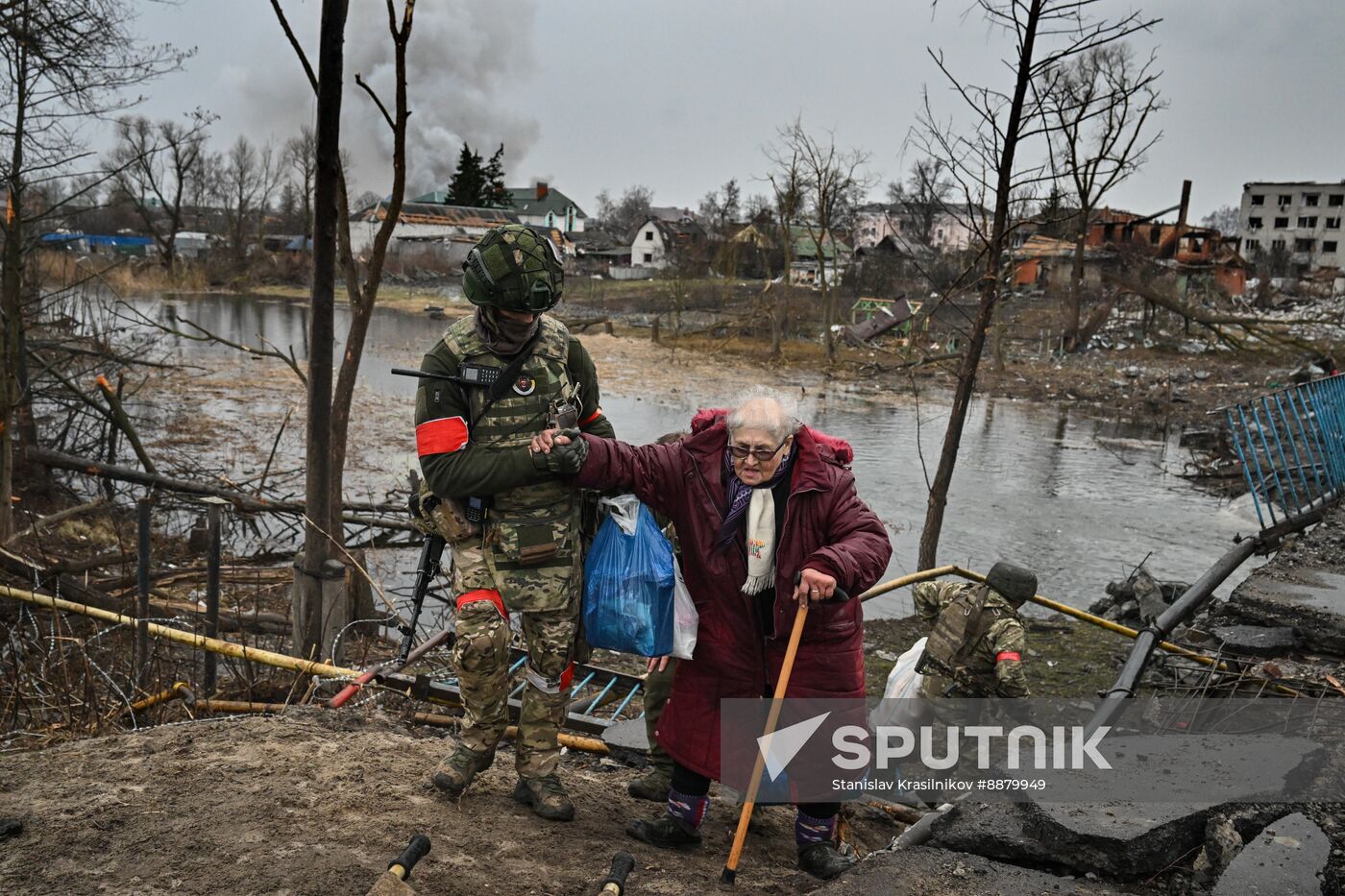 Russia Ukraine Kursk Attack Evacuees